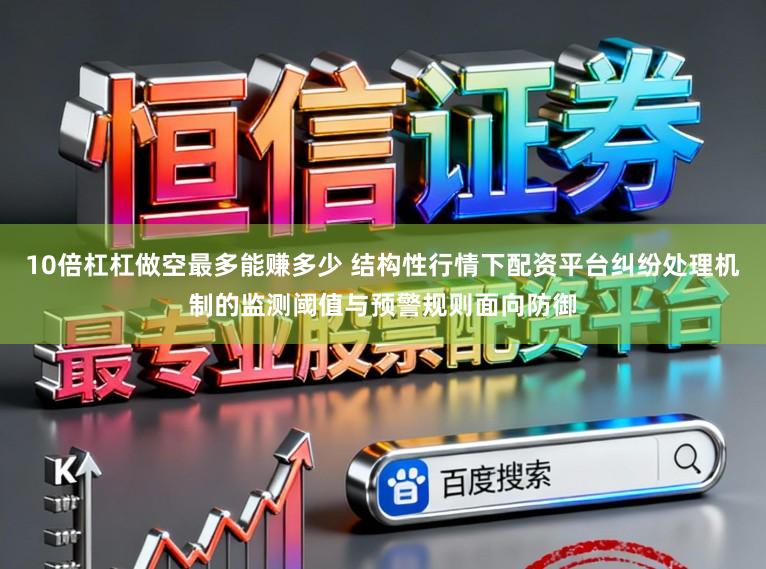 10倍杠杠做空最多能赚多少 结构性行情下配资平台纠纷处理机制的监测阈值与预警规则面向防御
